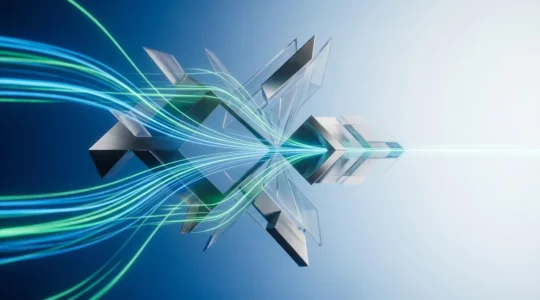 Concept visuel représentant l'optimisation technique de la vitesse de chargement des pages web pour améliorer la performance